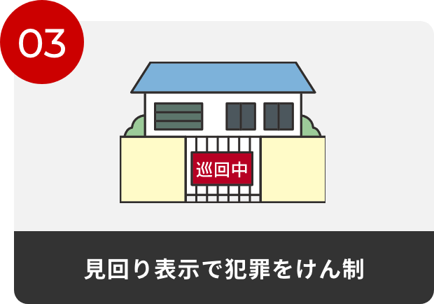 03見回り表示で犯罪をけん制